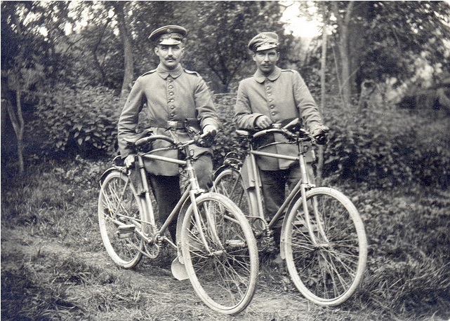 Duitse landsturm-radfahrer